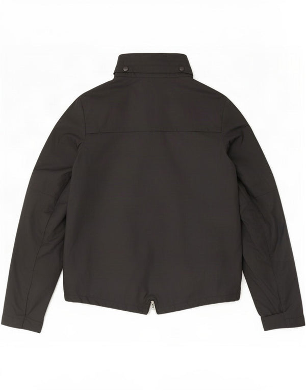 Jachetă de ploaie Nike RB Leipzing pentru băieți 12-13 ani, mare, negru, poliester