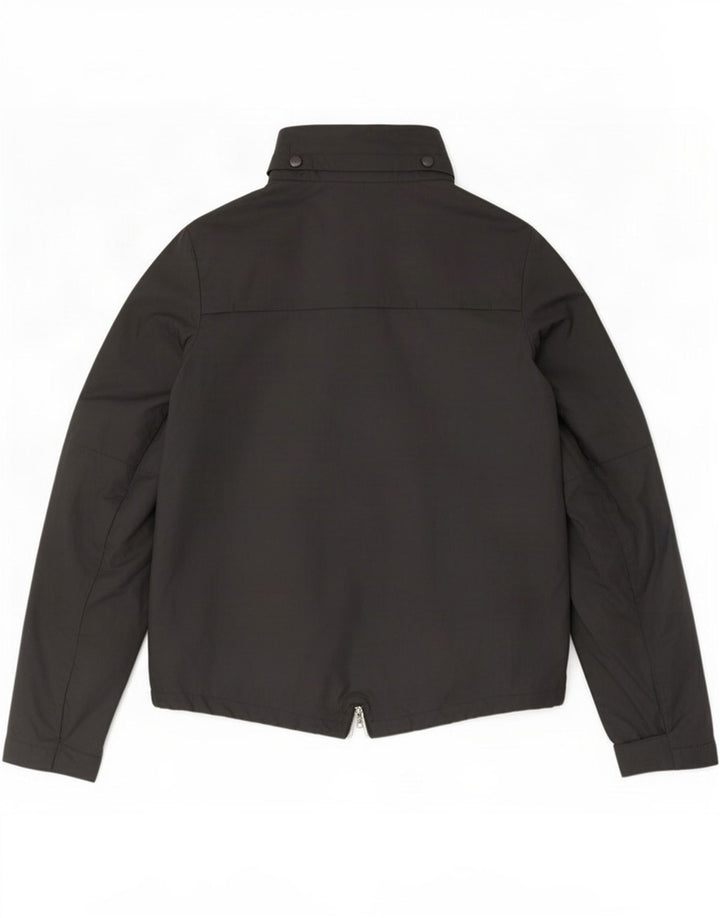 Jachetă de ploaie Nike RB Leipzing pentru băieți 12-13 ani, mare, negru, poliester