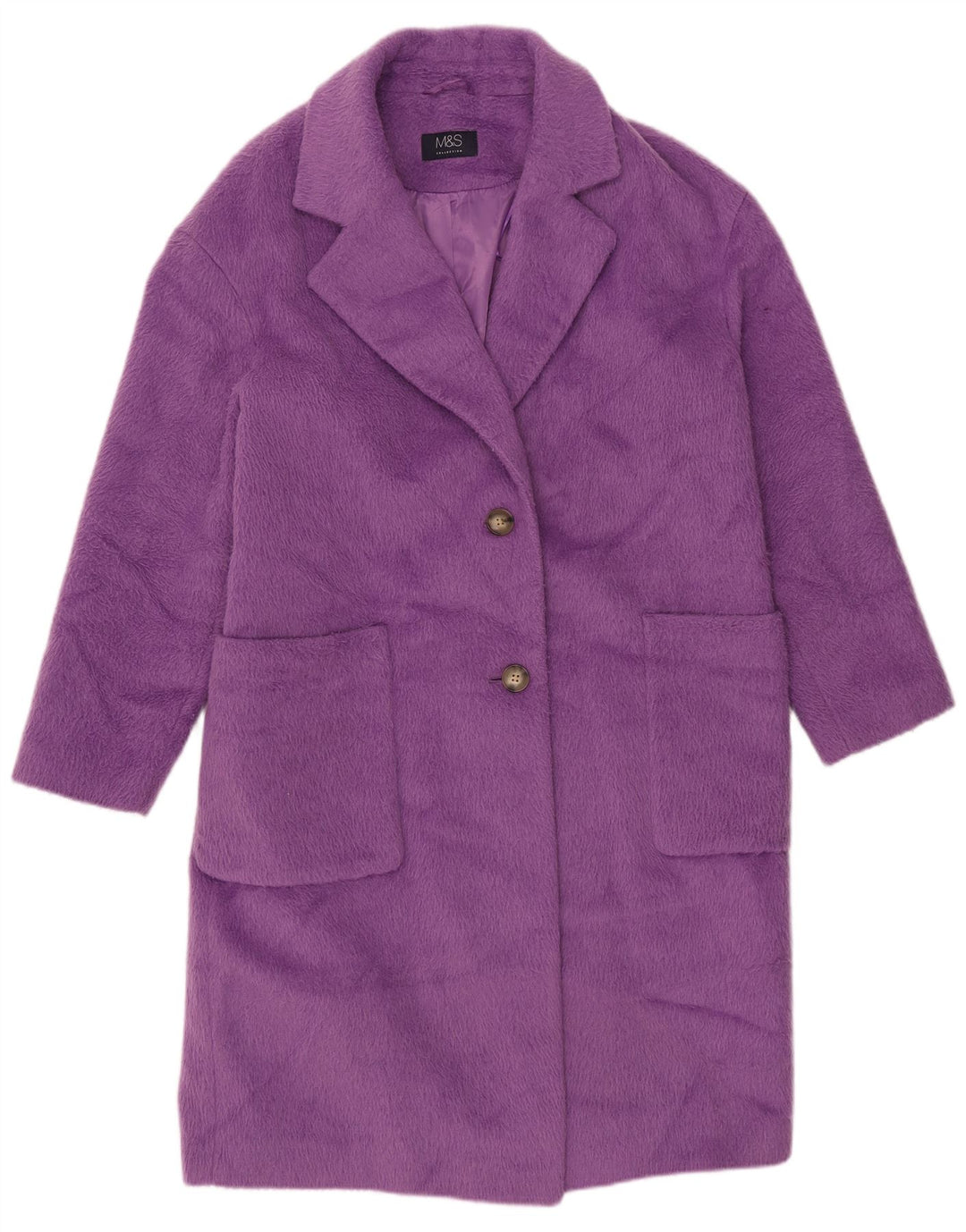 Palton pentru femei Marks & Spencer UK 14, mare, violet, poliester