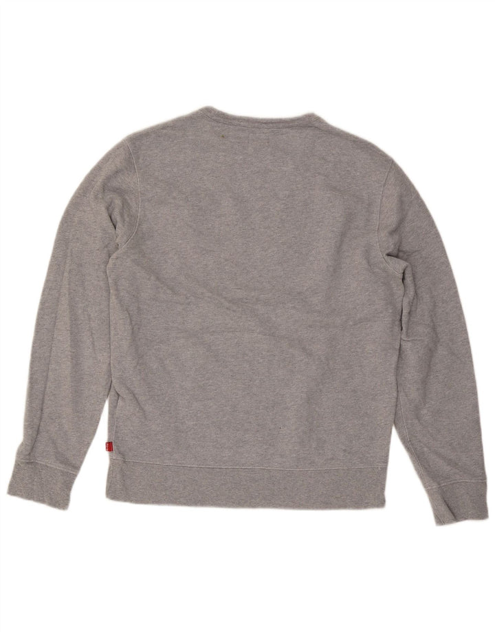Levi's Pulover grafic pentru bărbați, bumbac mic, gri