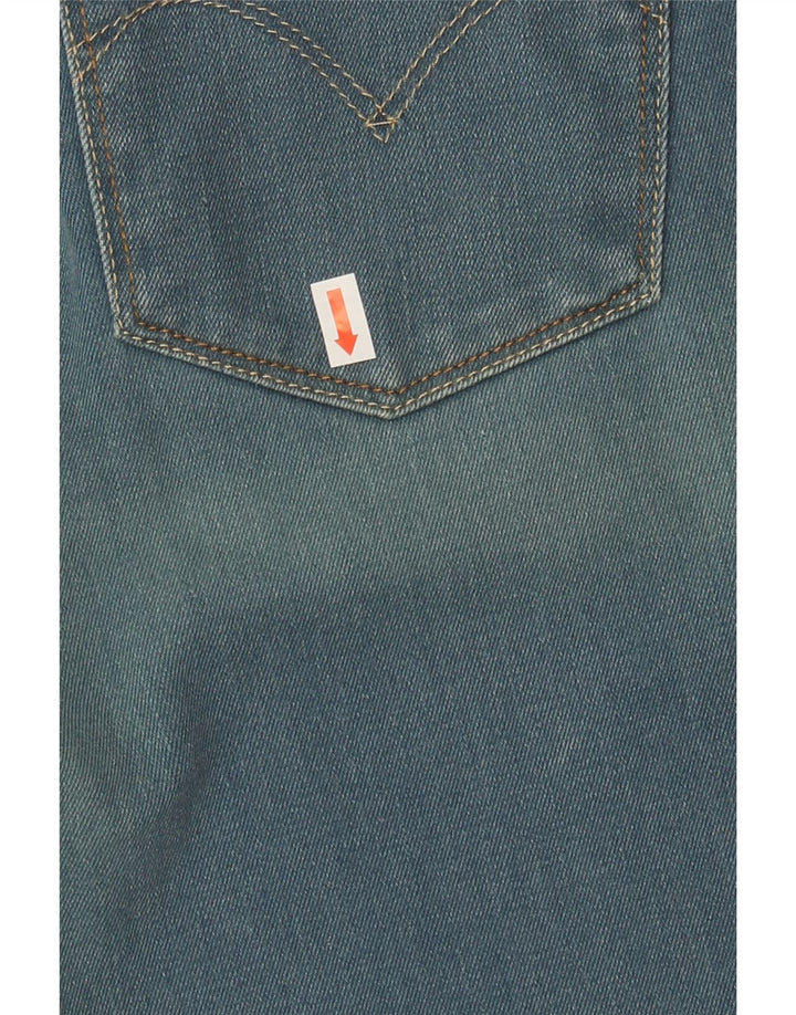LEVI'S Womens Straight Jeans W28 L34 Blue Cotton Vintage Levi's and Second-Hand Levi's from Messina Hembry 