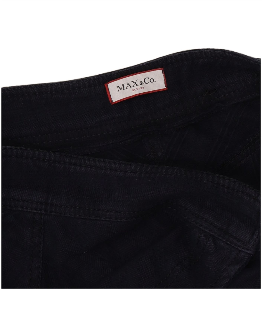 Max & Co. Fustă A-Line pentru femei W28 Medium Bleumarin cu dungi