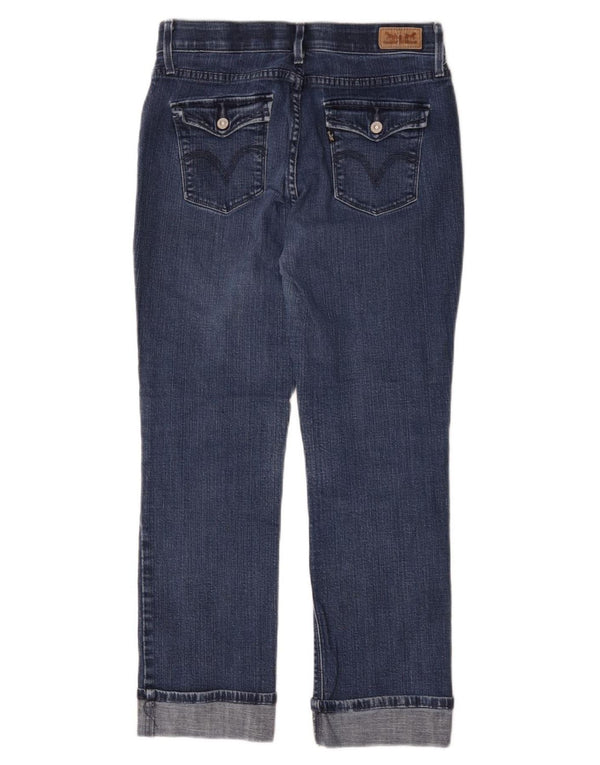 Blugi drepti pentru femei Levi's US 6 Medium W28 L25 Bumbac albastru