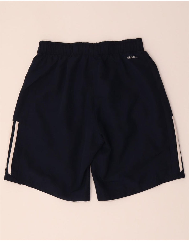 Pantaloni scurți sport pentru bărbați Adidas Climalite, poliester, albastru mic