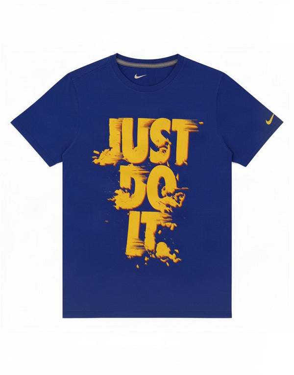 Tricou grafic Nike pentru bărbați, cu croială atletică, Top Medium Blue