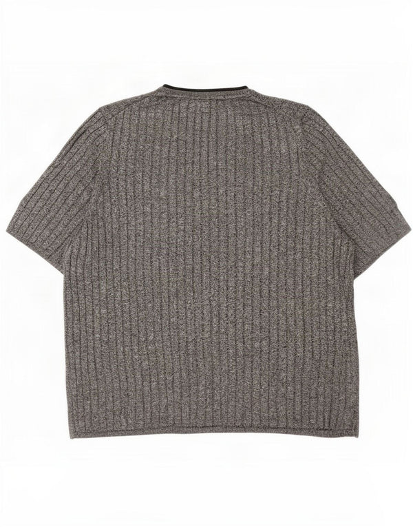 Tricou pentru femei Marks & Spencer Top Marea Britanie 22 3XL Viscoză cu pături gri