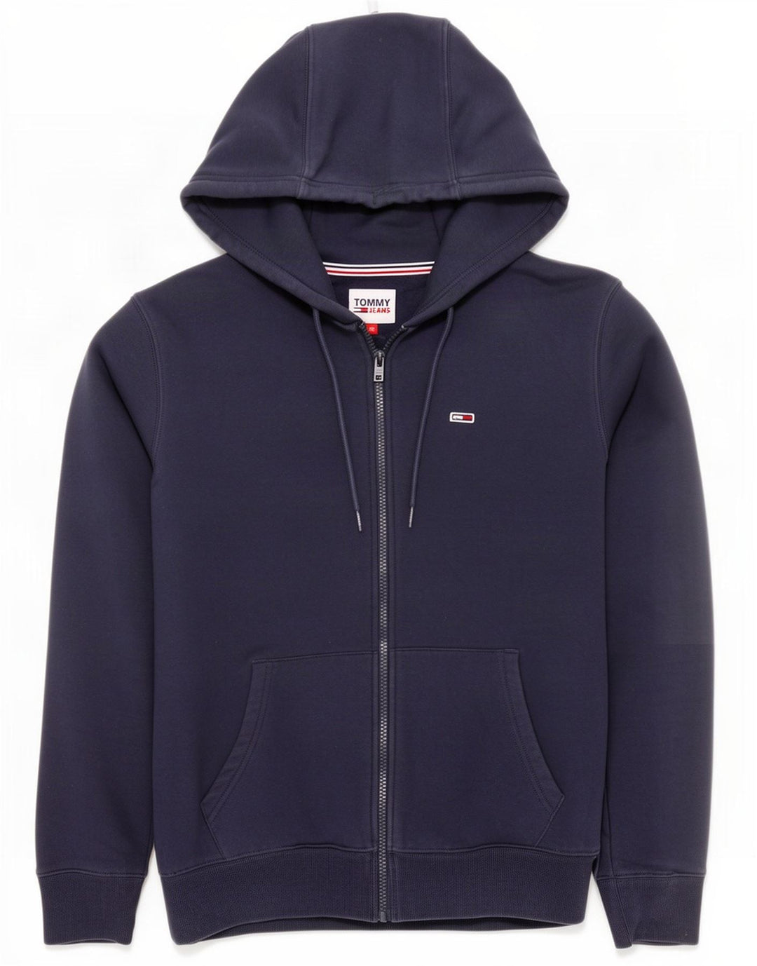 Pulover pentru bărbați Tommy Hilfiger, cu fermoar, bumbac, albastru bleumarin
