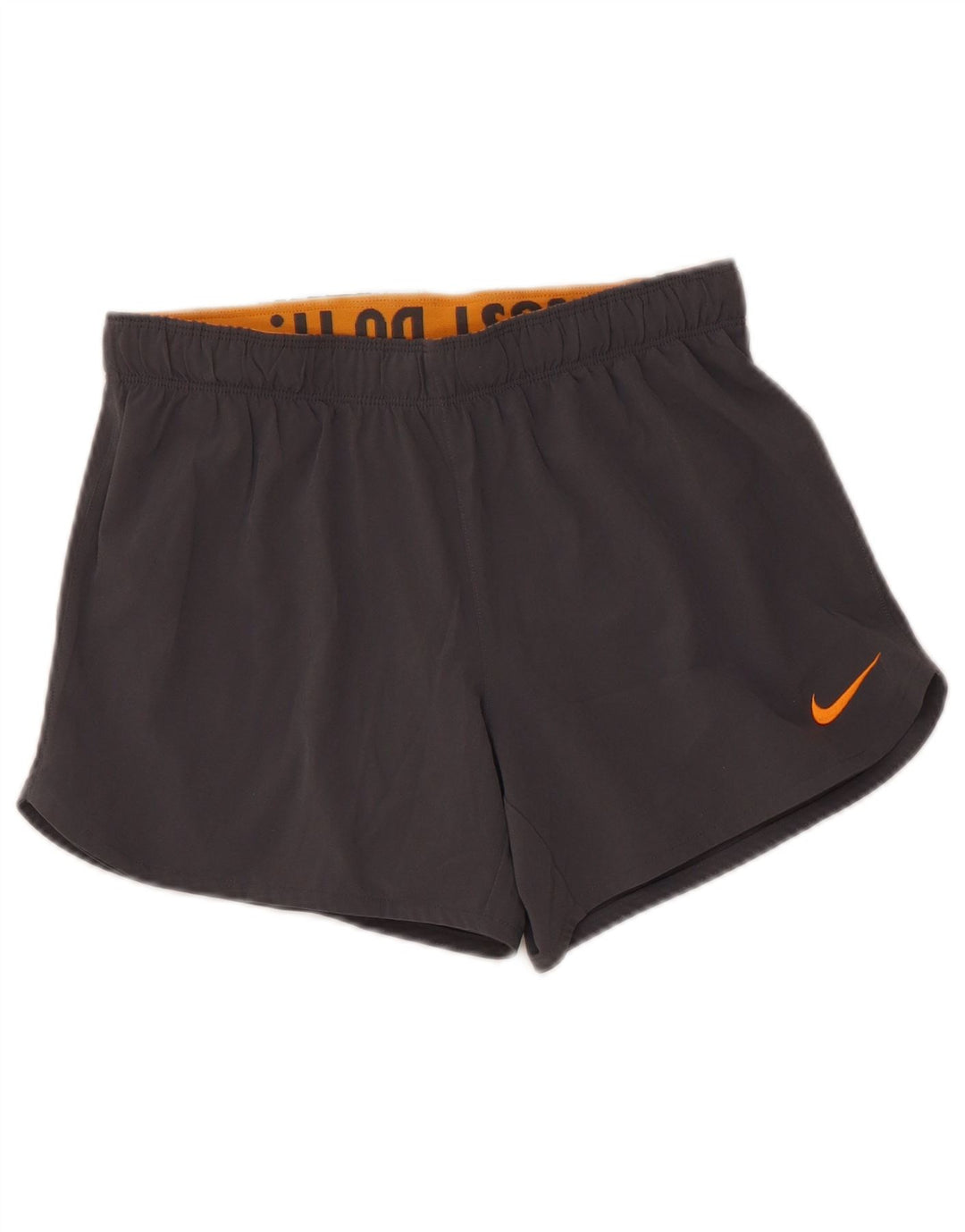 Pantaloni scurti sport NIKE Dri Fit pentru femei UK 6 XS poliester gri