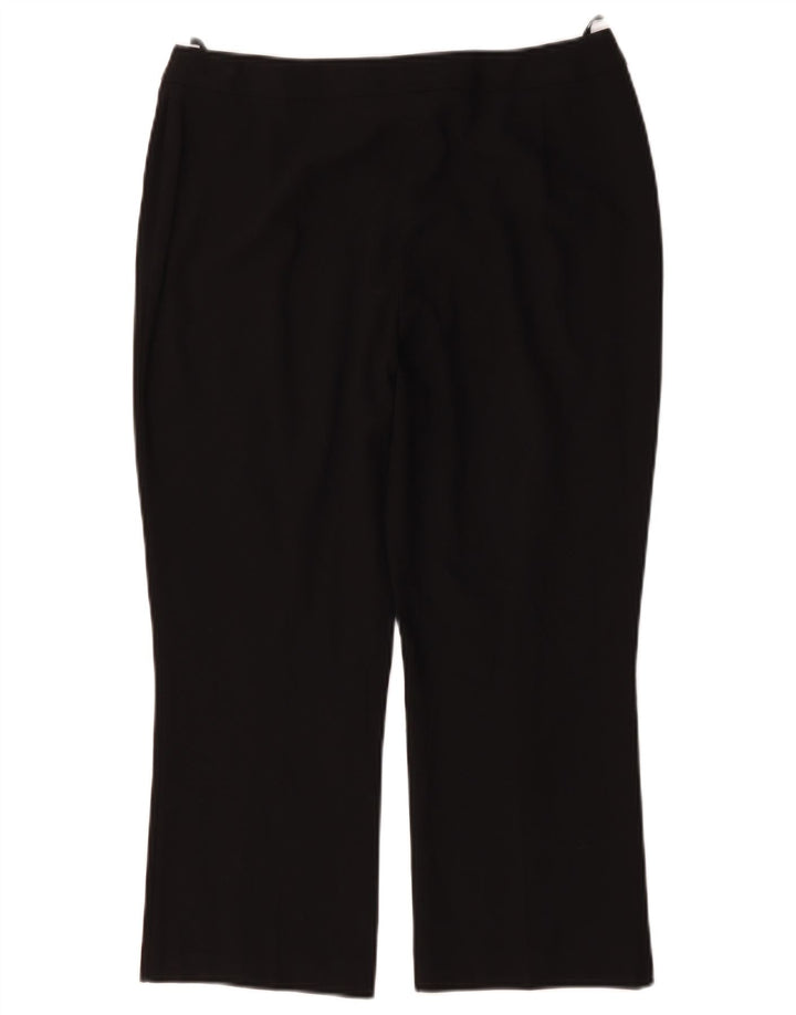 Pantaloni tăiați pentru femei Marks & Spencer UK 14 Medium W30 L23 Negru
