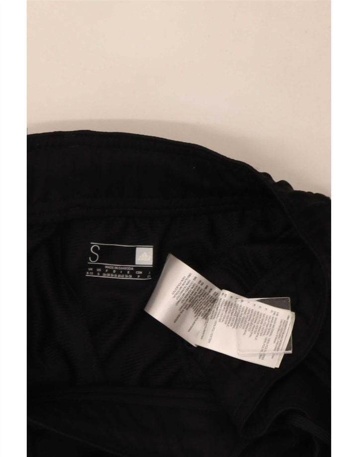 Pantaloni de trening Adidas pentru femei UK 8/10 Poliester negru mic