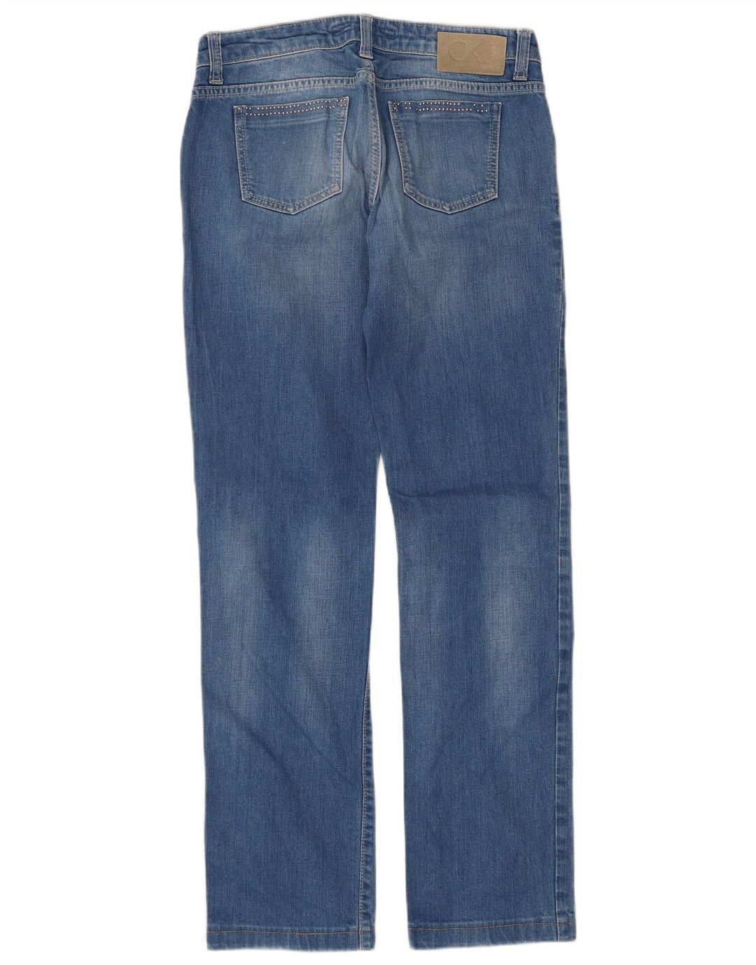 Blugi drepti pentru femei Calvin Klein W30 L30 albastru