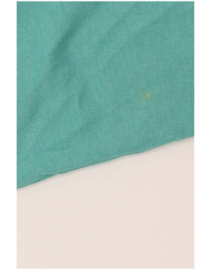 Pulover supradimensionat pentru femei IZOD UK 18 XL bumbac turcoaz