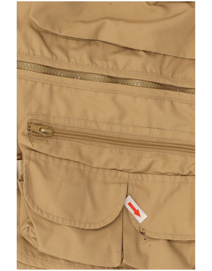 Gilet vintage pentru bărbați, UK 40, mare, bej, bumbac