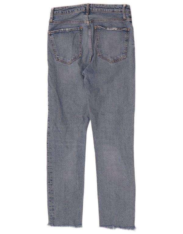 Blugi Drepți Femei Zara EU 36 XS W26 L27 Albastru