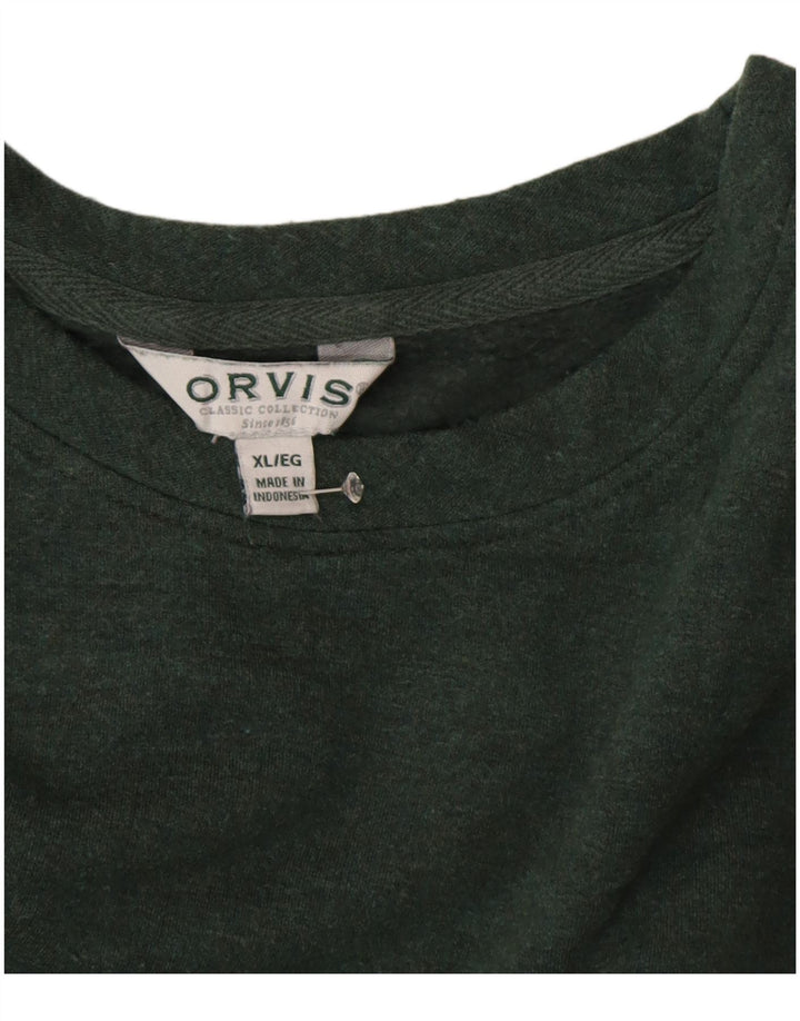 Pulover supradimensionat pentru femei ORVIS UK 18 XL Verde
