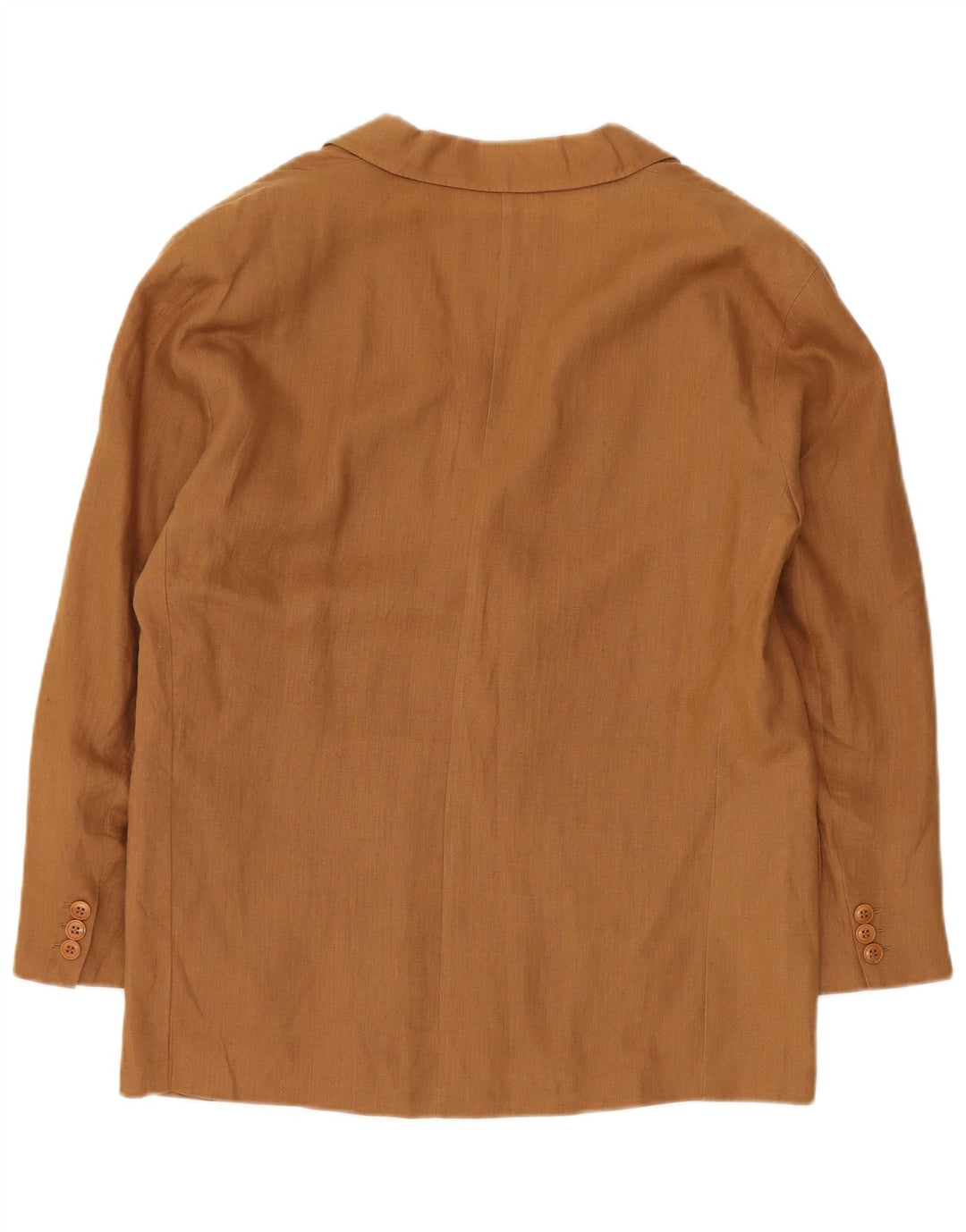 Blazer pentru femei Max Mara cu 1 nasture, UK 14, mare, maro, in