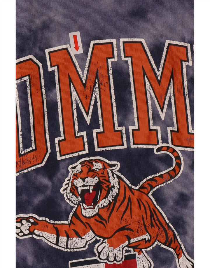 TOMMY HILFIGER Tricou grafic pentru bărbați Top mare, albastru, din bumbac colorat