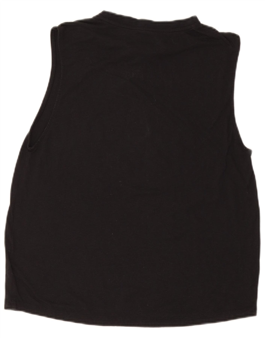 Top cu vestă grafică ADIDAS pentru femei UK 12/14 Poliester mediu negru