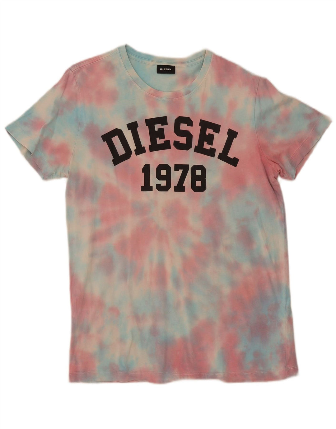 Tricou grafic pentru bărbați Diesel Top Mediu Multicolor, Bumbac Tie Dye