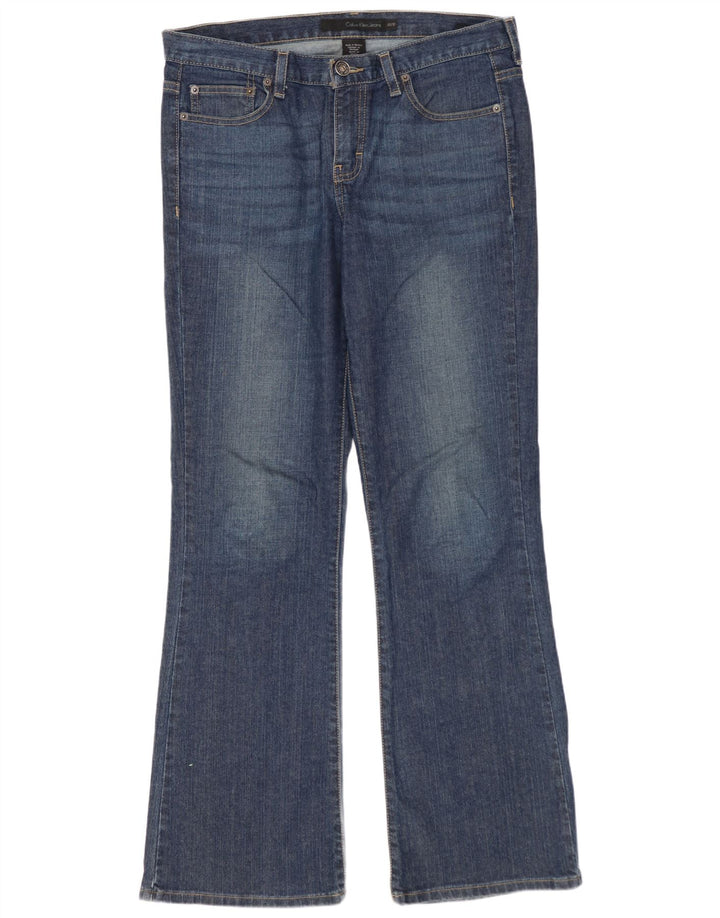 CALVIN KLEIN Blugi Bootcut pentru femei US 10 Large W30 L32 Blue Bumbac