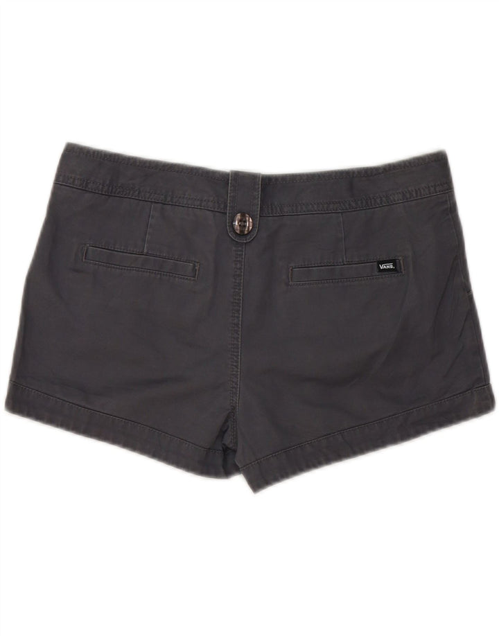VANS Womens Hot Pants US 5 Medium W30  Grey Cotton Vintage Vans and Second-Hand Vans from Messina Hembry 