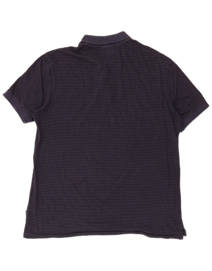 Cămașă polo pentru bărbați Paul Smith, mare, albastru, bumbac cu dungi