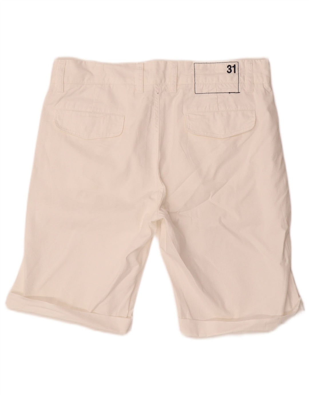 Sun68 Pantaloni scurti chino pentru femei W31 Medium White