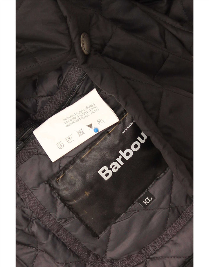 Pardesiu matlasat pentru bărbați Barbour UK 44 XL Poliamidă neagră