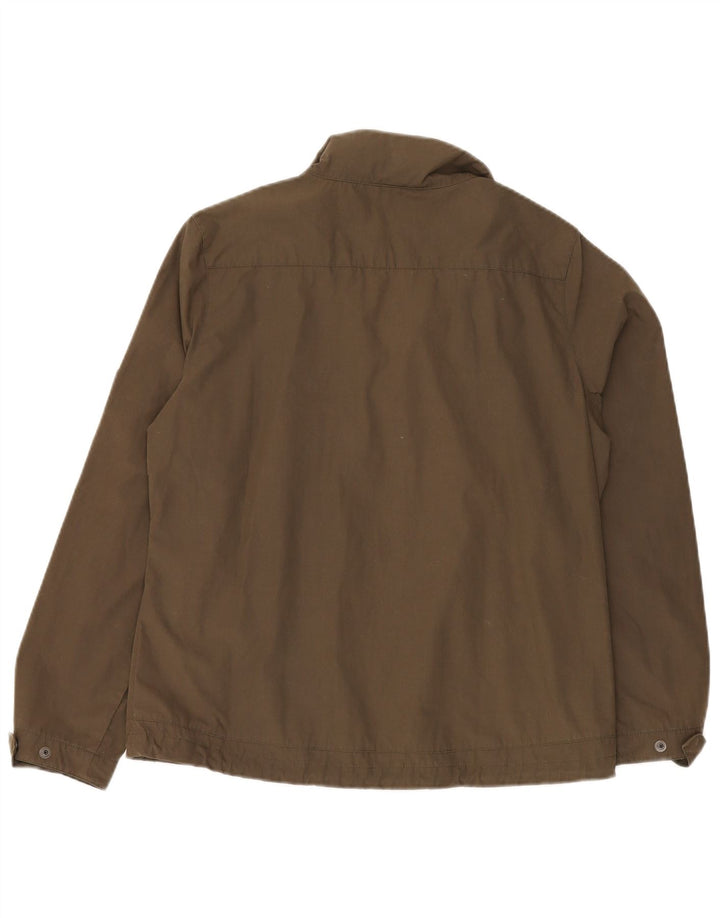 Jachetă de vânt pentru femei JACK WOLFSKIN Marea Britanie 14/16 Poliester kaki mare
