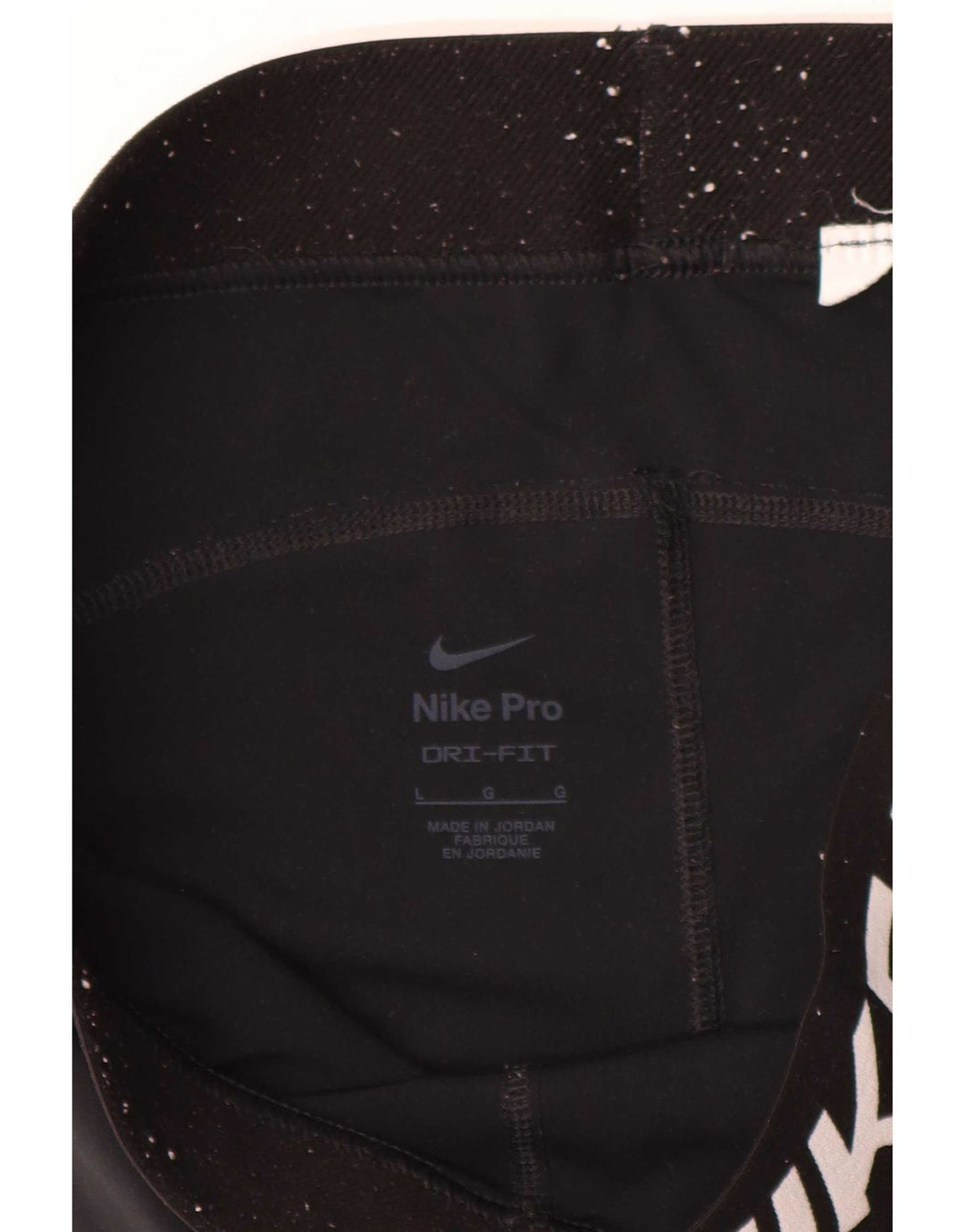 Leggings Nike Dri Fit Graphic pentru femei UK 14 Large Black