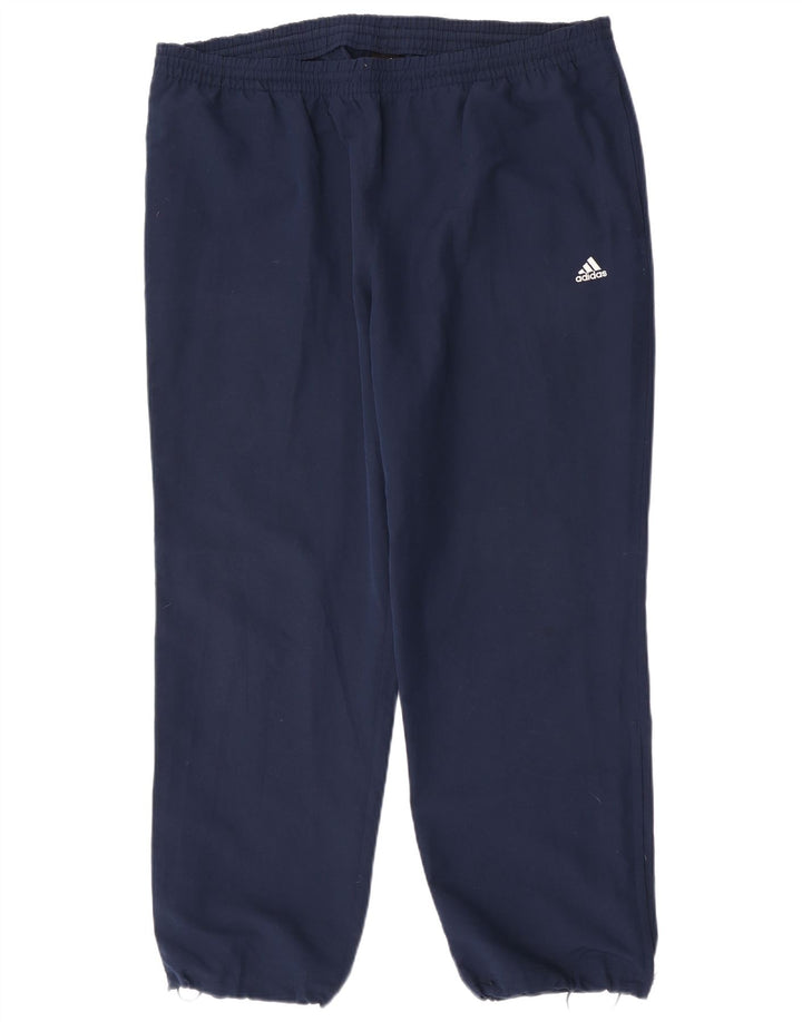 Pantaloni de trening Adidas Climalite pentru bărbați 2XL poliester bleumarin