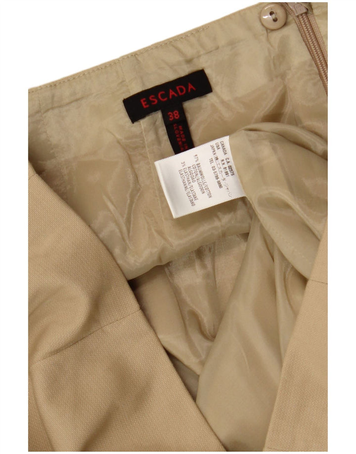Fusta creion pentru femei Escada EU 38 Medium W28 Bej Bumbac Clasic