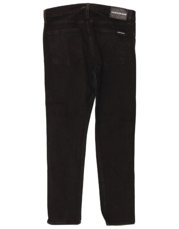 Blugi skinny Calvin Klein pentru bărbați W31 L30 bumbac negru