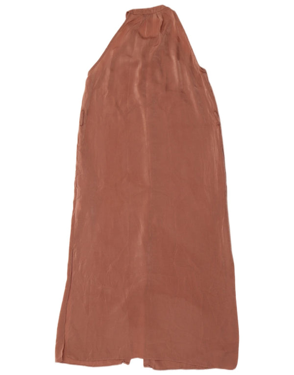 Rochie cămașă fără mâneci pentru femei Zara UK 6 XS poliester roz