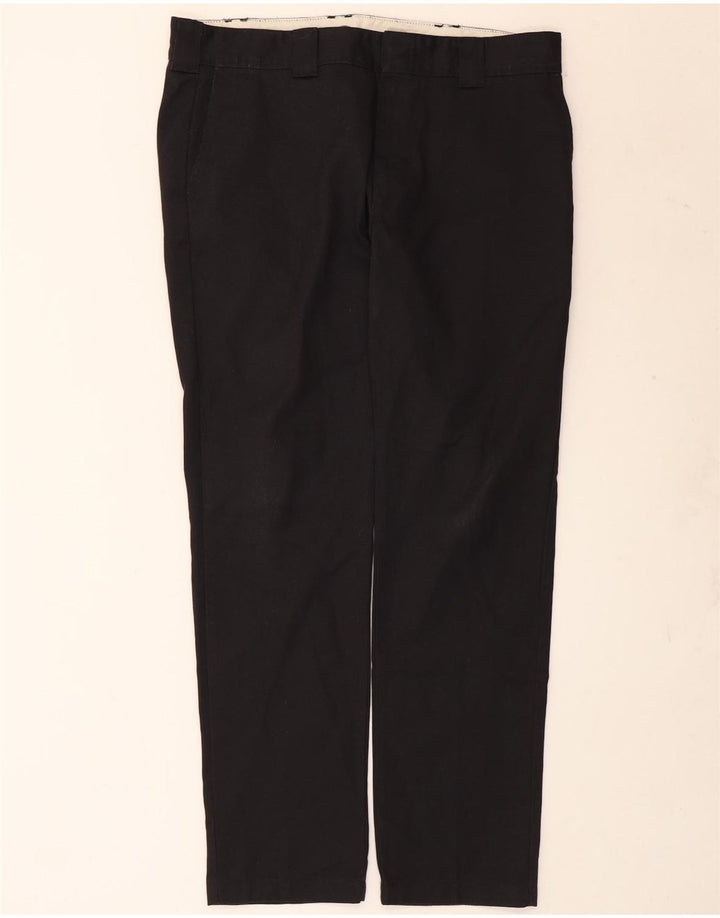 Pantaloni chino slim pentru bărbați Dickies L36 L32 Poliester negru