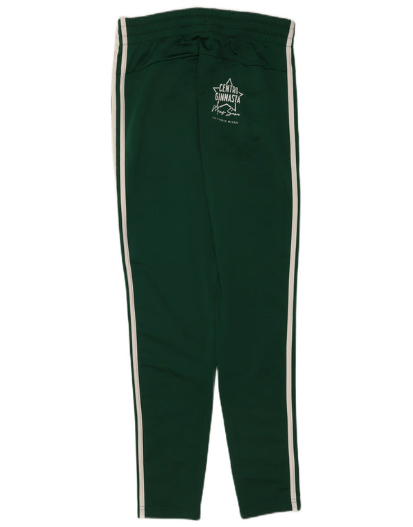 Pantaloni de trening cu grafic pentru femei Adidas UK 8/10 Poliester verde mic
