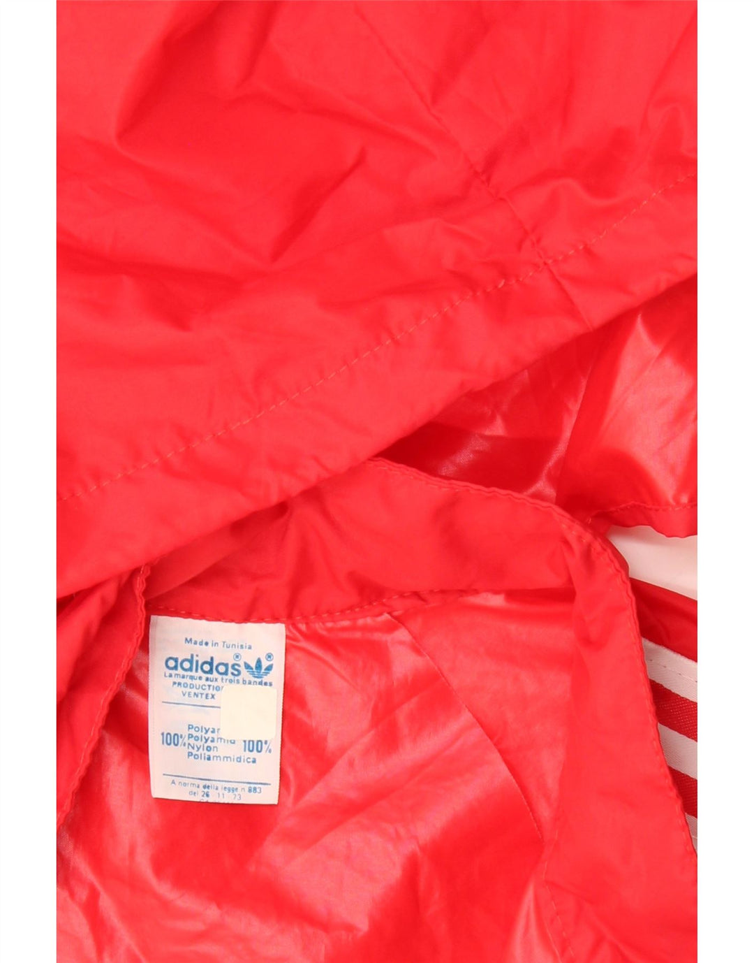 ADIDAS Womens Hooded Rain Jacket UK 16 Large Red Polyester