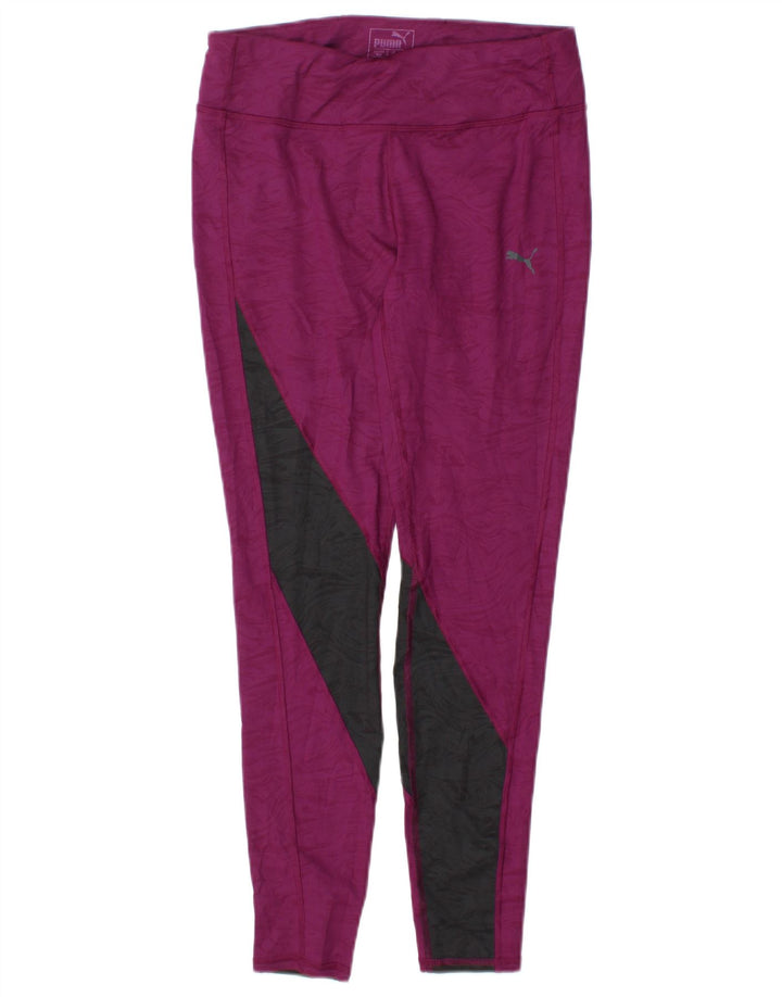 Leggings pentru femei Puma UK 12 Medium Purple Colorblock