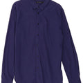 Cămașă pentru bărbați French Connection Slim Fit, mare, albastru bleumarin, bumbac