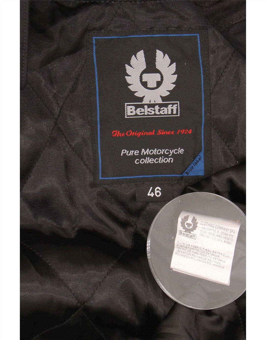 Jachetă Belstaff Racer pentru femei IT 46 Large Black Nylon