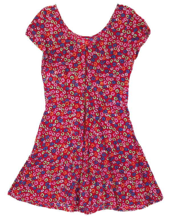 Compartiment vintage pentru femei UK 12 Medium Pink Floral