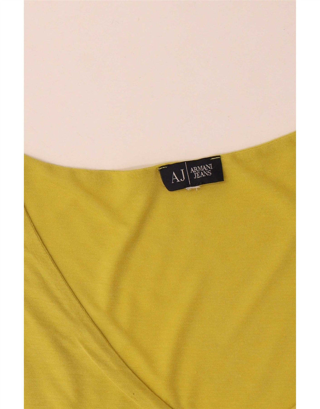 Armani Top pentru femei cu mânecă lungă UK 14 Medium Yellow