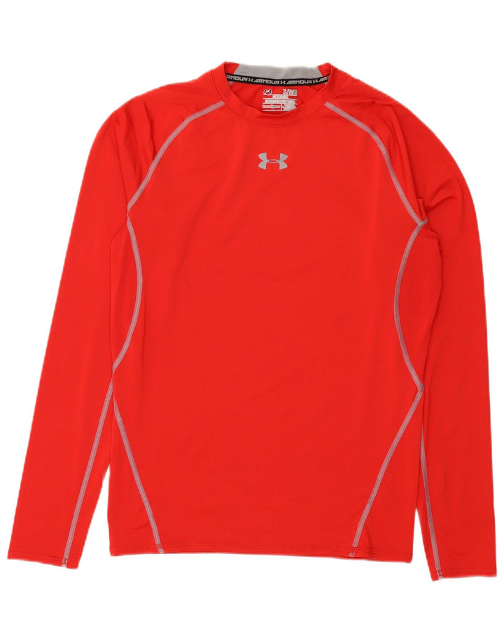 Under Armour pentru bărbați Heat Gear Graphic Top cu mânecă lungă XL poliester roșu