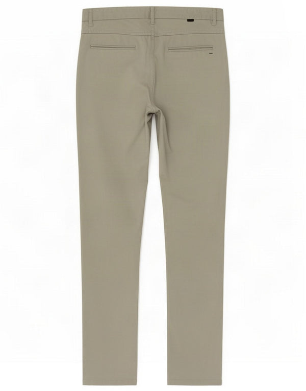 Zara Mens Slim Chino Pantaloni EU 40 Medium W31 L33 Gri Bumbac