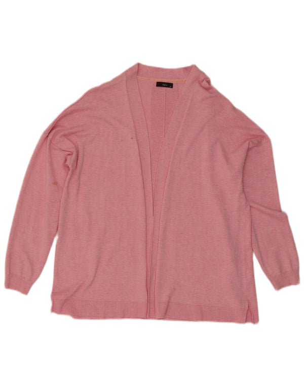Pulover cardigan deschis pentru femei M&Co UK 16, mare, roz, viscoză