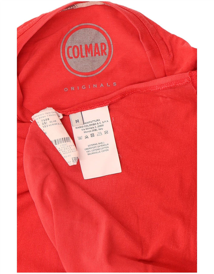 Tricou grafic COLMAR pentru bărbați Top din bumbac roșu mediu