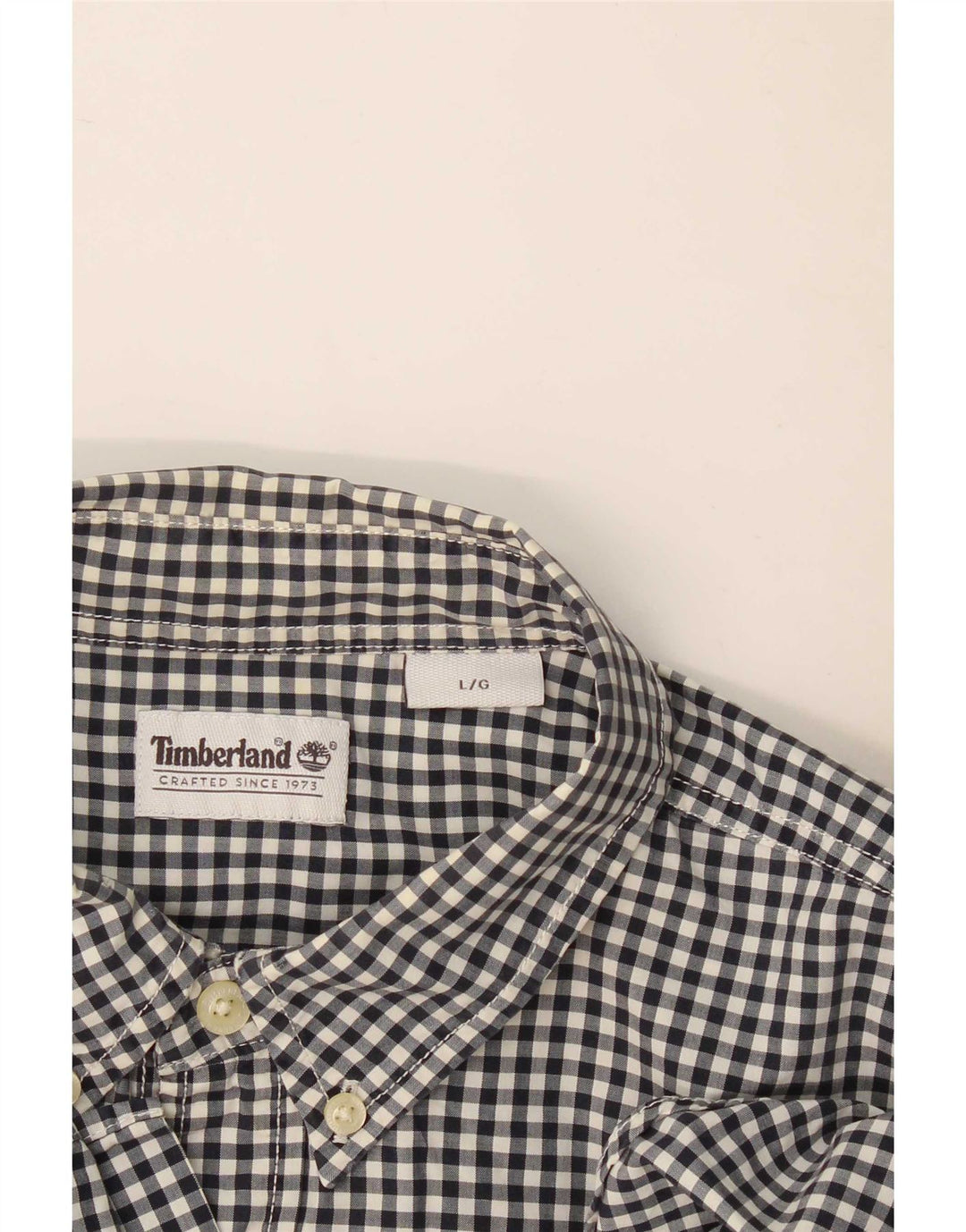 Timberland Cămașă pentru bărbați Large Black Gingham