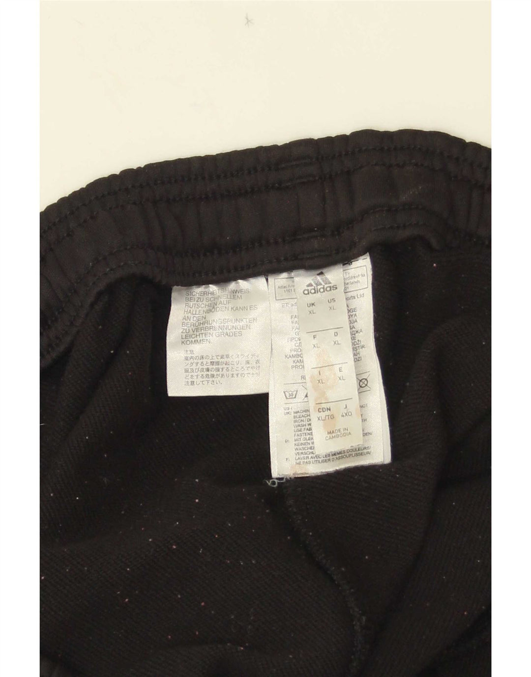 Pantaloni de trening Adidas pentru bărbați XL poliester negru