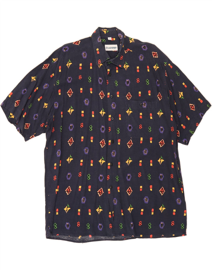 Mens Short Sleeve Shirt Large Vintage Vintage and Second-Hand Vintage from Messina Hembry 