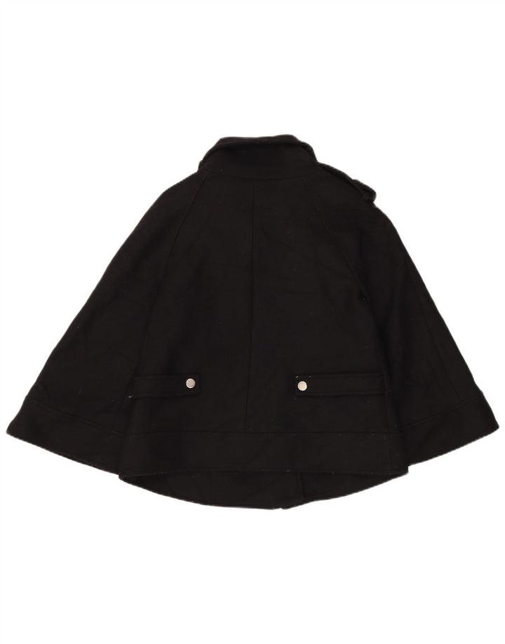 Poncho scurtă pentru femei Zara UK 6 XS Lână neagră